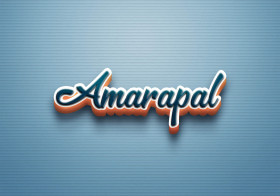 Cursive Name DP: Amarapal