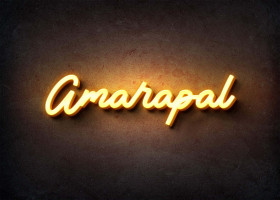Glow Name Profile Picture for Amarapal