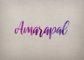 Amarapal Watercolor Name DP