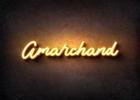 Glow Name Profile Picture for Amarchand