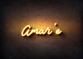 Glow Name Profile Picture for Amar'e