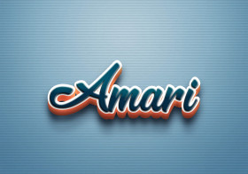 Cursive Name DP: Amari