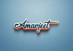 Cursive Name DP: Amarjeet