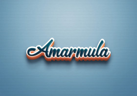 Cursive Name DP: Amarmula
