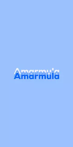 Name DP: Amarmula