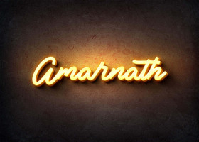 Glow Name Profile Picture for Amarnath