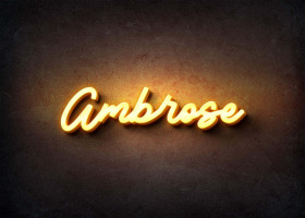 Glow Name Profile Picture for Ambrose