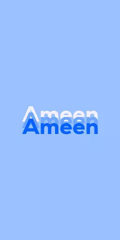 Name DP: Ameen