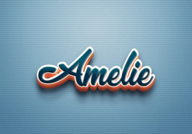 Cursive Name DP: Amelie