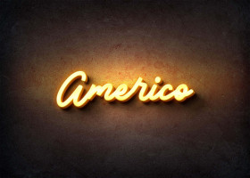 Glow Name Profile Picture for Americo