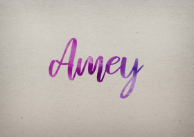 Amey Watercolor Name DP