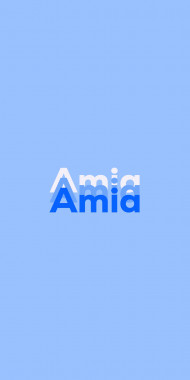Name DP: Amia
