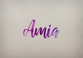Amia Watercolor Name DP