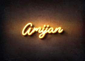 Glow Name Profile Picture for Amijan
