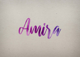 Amira Watercolor Name DP
