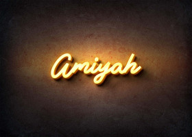 Glow Name Profile Picture for Amiyah