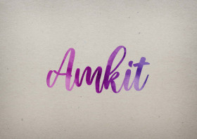Amkit Watercolor Name DP