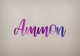 Ammon Watercolor Name DP