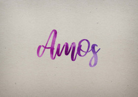 Amos Watercolor Name DP