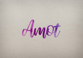 Amot Watercolor Name DP