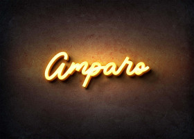 Glow Name Profile Picture for Amparo