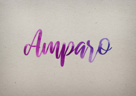 Amparo Watercolor Name DP