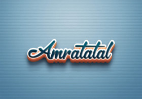 Cursive Name DP: Amratalal