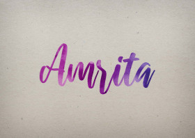 Amrita Watercolor Name DP