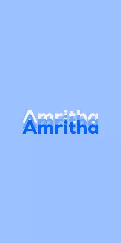 Name DP: Amritha