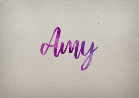 Amy Watercolor Name DP