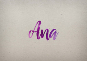 Ana Watercolor Name DP