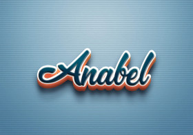 Cursive Name DP: Anabel