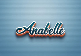 Cursive Name DP: Anabelle