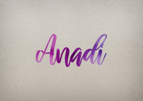 Anadi Watercolor Name DP