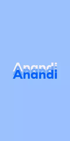 Name DP: Anandi