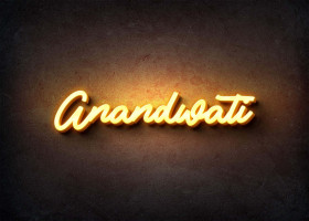 Glow Name Profile Picture for Anandwati