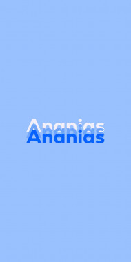 Name DP: Ananias