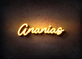 Glow Name Profile Picture for Ananias