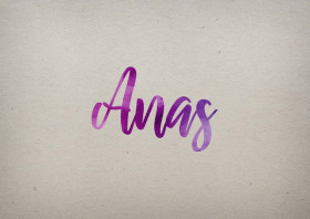 Anas Watercolor Name DP