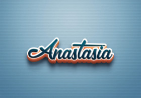 Cursive Name DP: Anastasia