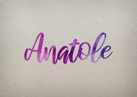 Anatole Watercolor Name DP