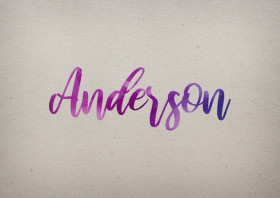 Anderson Watercolor Name DP