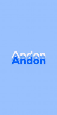 Name DP: Andon