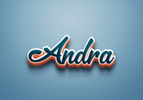 Cursive Name DP: Andra