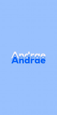 Name DP: Andrae