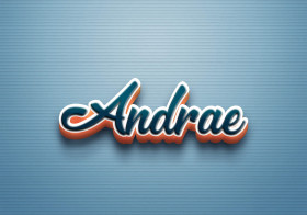 Cursive Name DP: Andrae