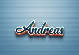 Cursive Name DP: Andreas
