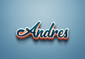 Cursive Name DP: Andres