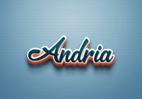 Cursive Name DP: Andria