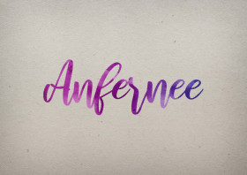 Anfernee Watercolor Name DP
